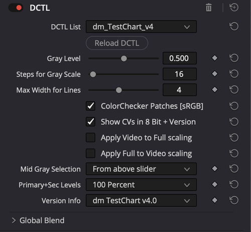 Resolve screenshot DCTL